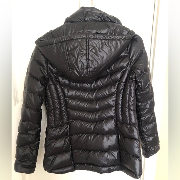 Giordano Hooded Down Jacket Women Black Size Small - Picture 2 of 4